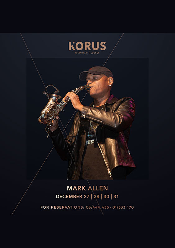 NYE with Mark Allen at Korus Lounge