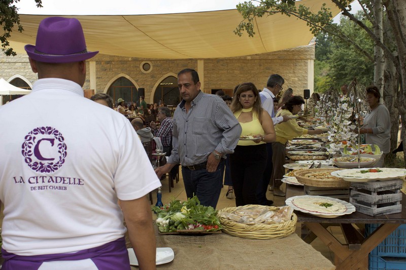 Open Buffet at La Citadelle De Beit Chabeb