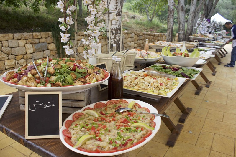 Open Buffet at La Citadelle De Beit Chabeb