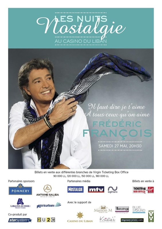 Frederic Francois au Casino Du Liban