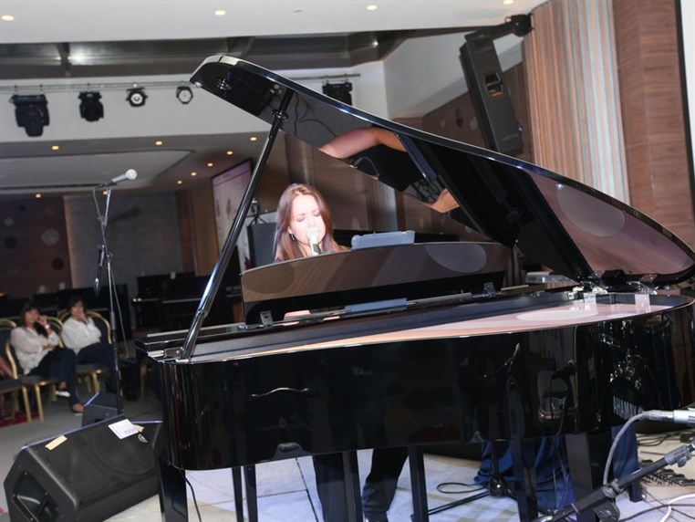 Mozart Chahine Launching of Yamaha Piano