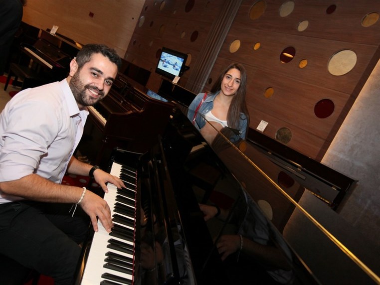 Mozart Chahine Launching of Yamaha Piano