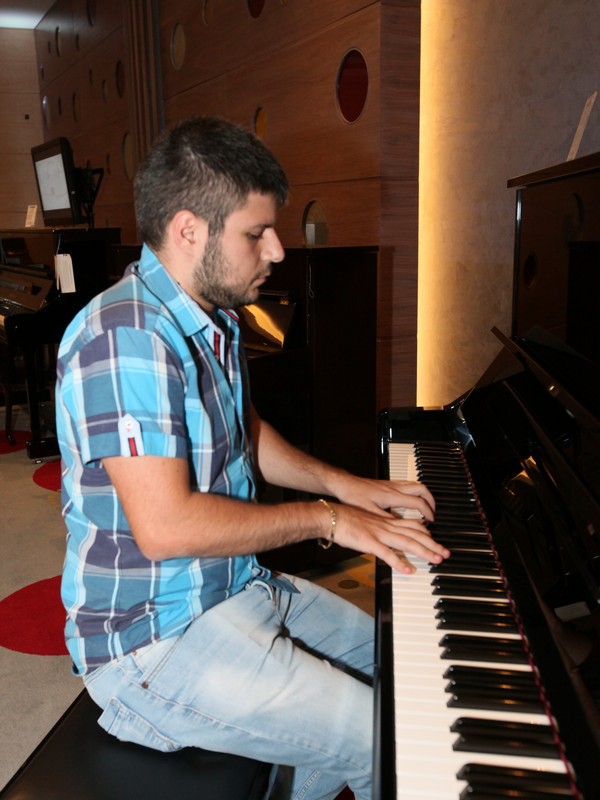 Mozart Chahine Launching of Yamaha Piano