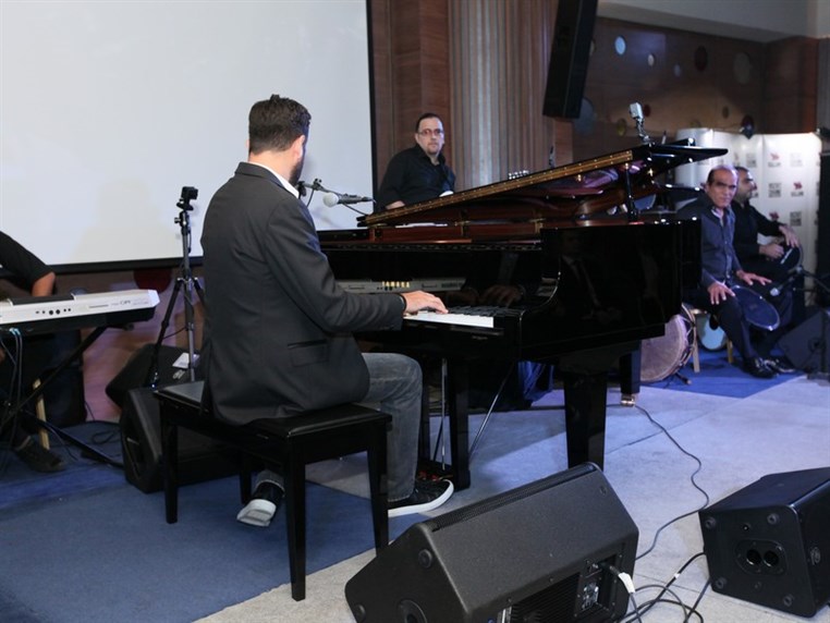 Mozart Chahine Launching of Yamaha Piano