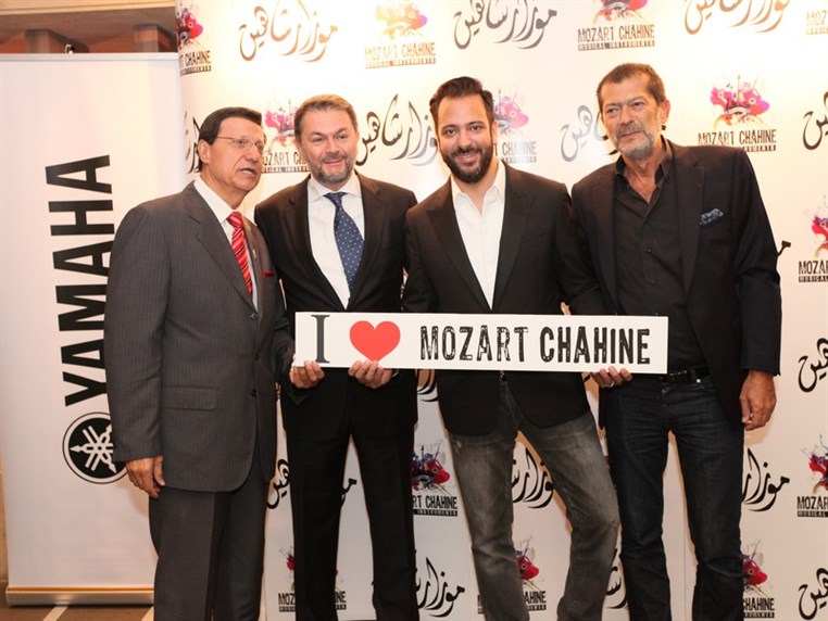 Mozart Chahine Launching of Yamaha Piano