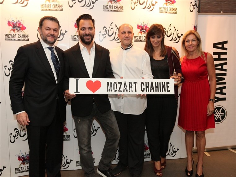 Mozart Chahine Launching of Yamaha Piano