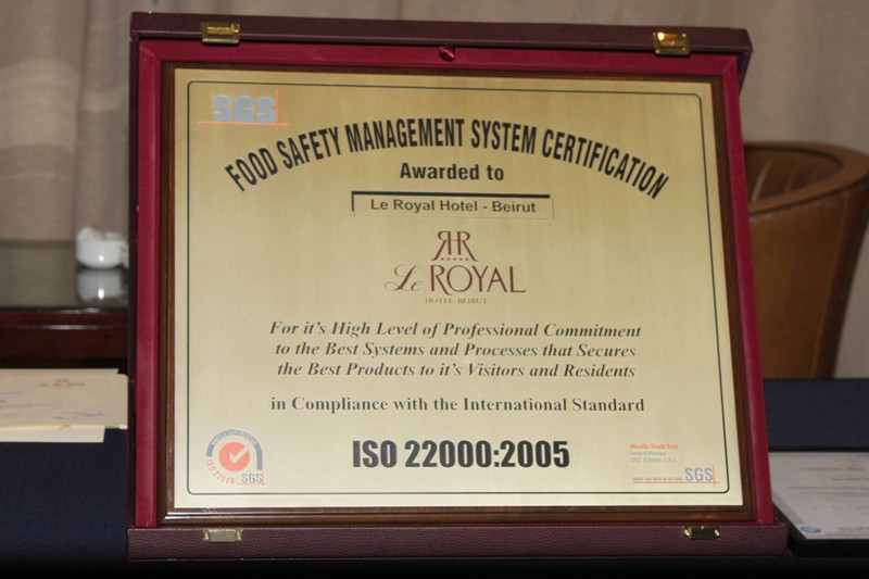 Le Royal Hotel-ISO22000