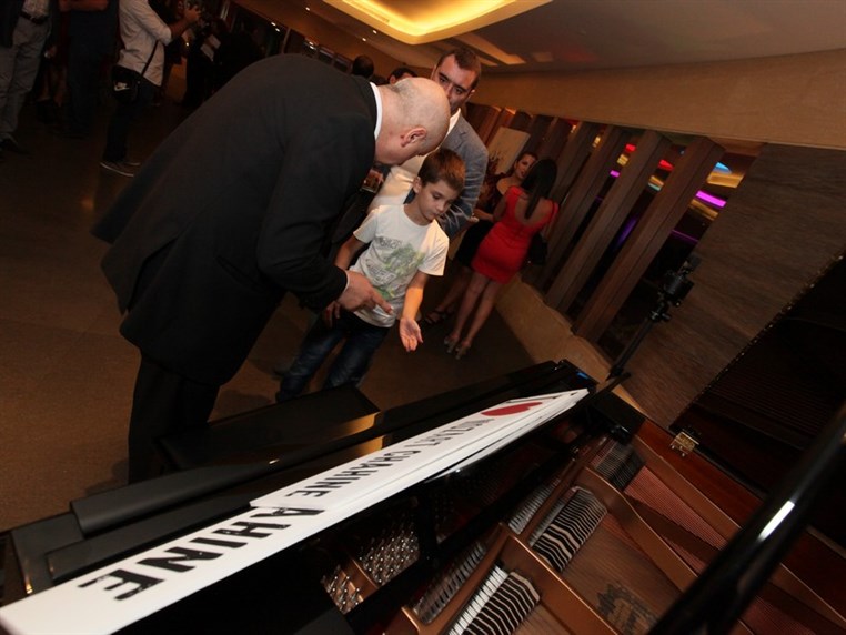 Mozart Chahine Launching of Yamaha Piano