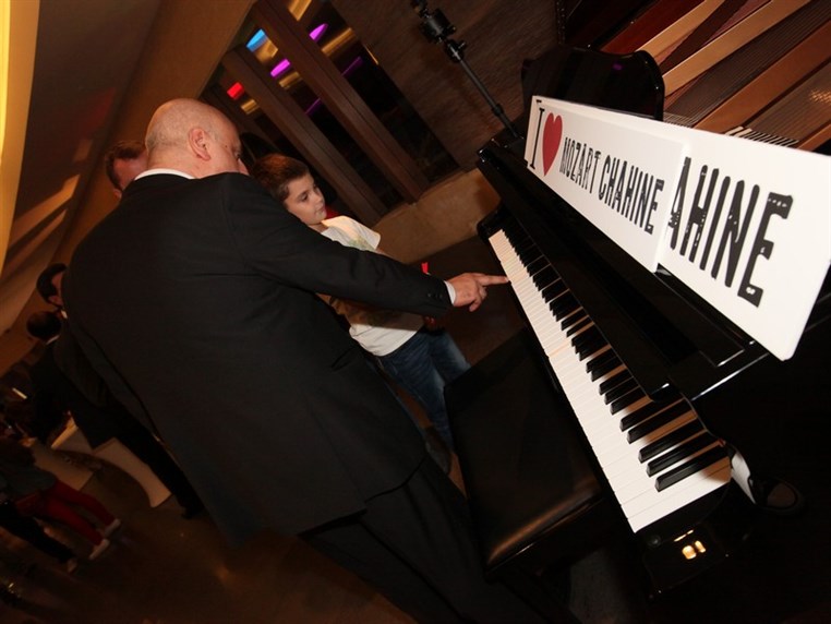 Mozart Chahine Launching of Yamaha Piano