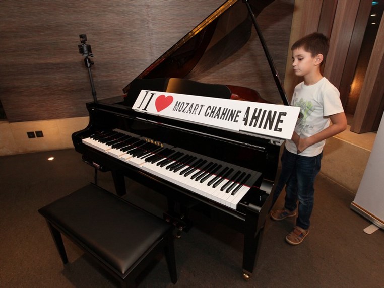 Mozart Chahine Launching of Yamaha Piano