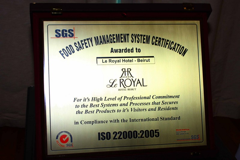 Le Royal Hotel-ISO22000