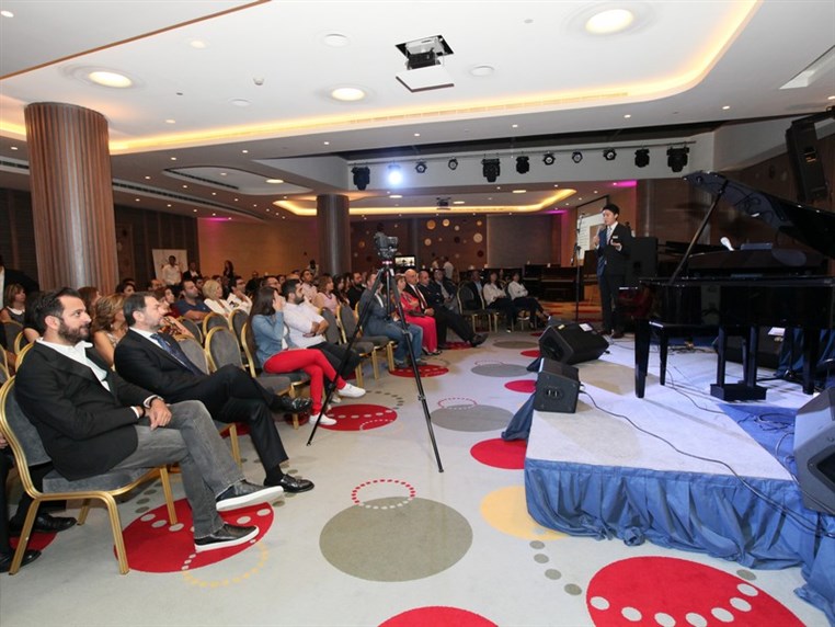 Mozart Chahine Launching of Yamaha Piano