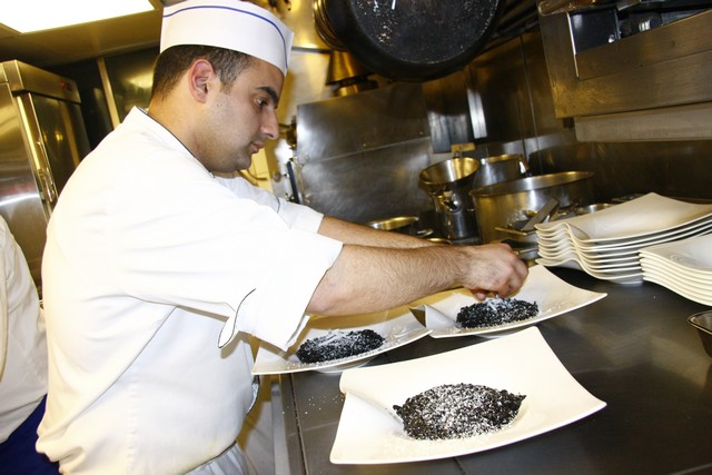 Chef Lucciano Zazzeri at Le Vendome