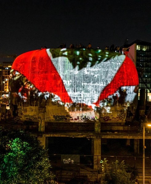Lebanese protesters celebrate Independence Day