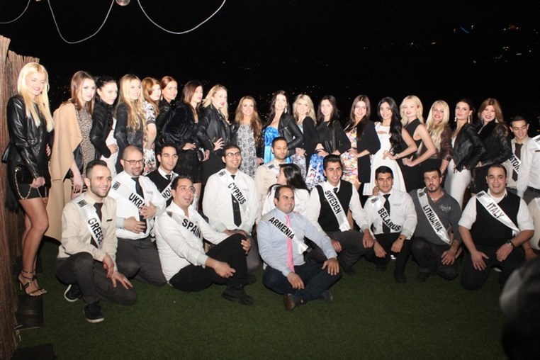 Miss Europe World at La Creperie