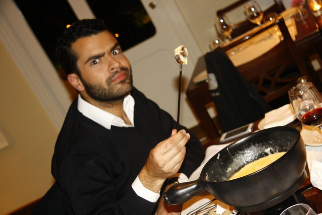 Swiss Cheese Fondue Night
