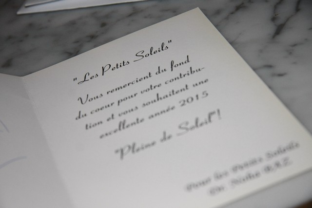 Diner de l'Association Petits Soleils
