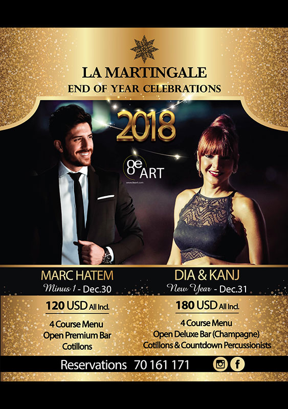 NYE -1 with Marc Hatem at La Martingale