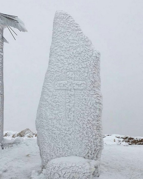 Lebanon covered by snow 