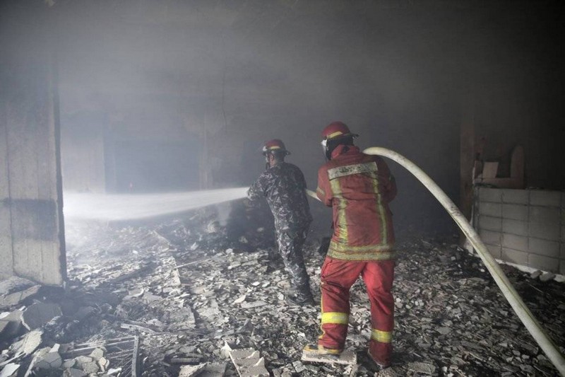 Photos of Fire Damages in Mechref