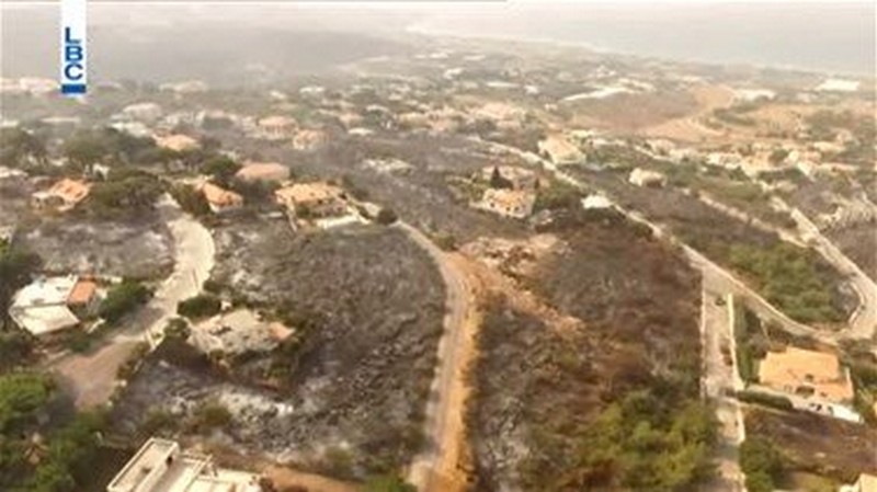 Photos of Fire Damages in Mechref