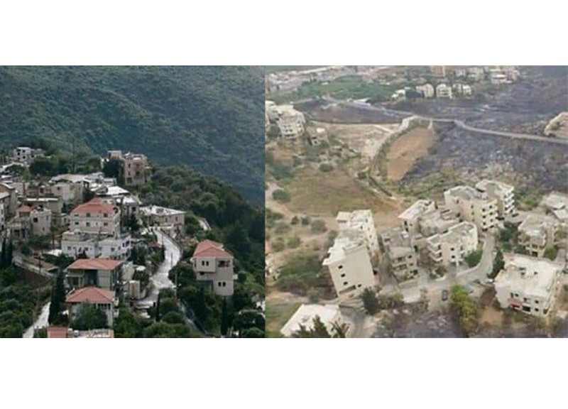Photos of Fire Damages in Mechref