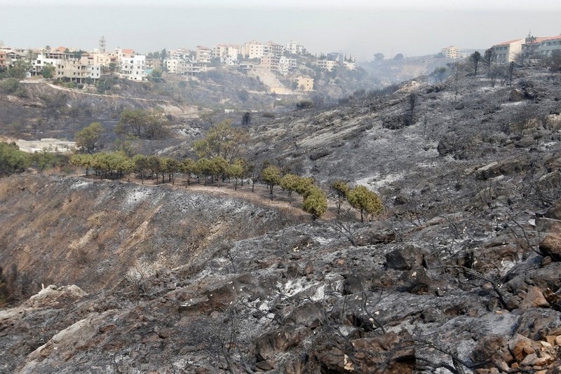 Photos of Fire Damages in Mechref