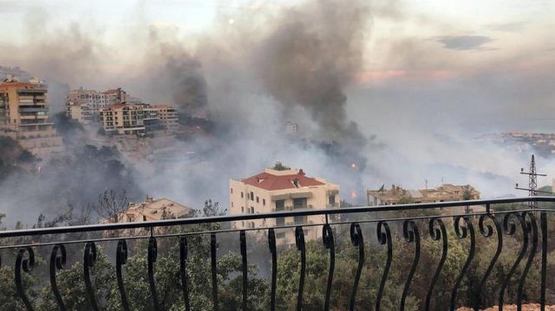 Photos of Fire Damages in Mechref