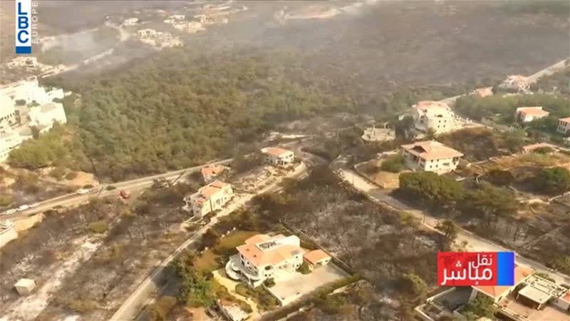 Photos of Fire Damages in Mechref