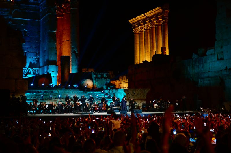 Melhem zein concert at Baalbeck