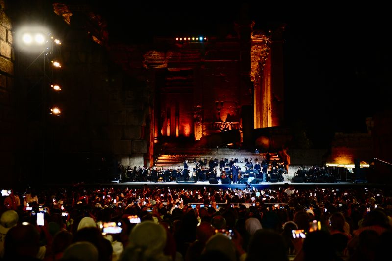 Melhem zein concert at Baalbeck