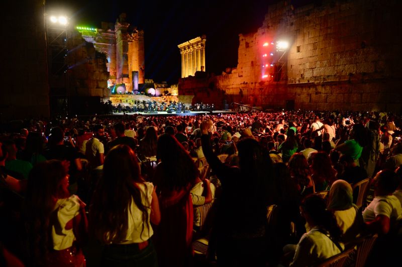 Melhem zein concert at Baalbeck