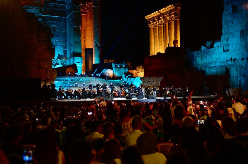 Melhem zein concert at Baalbeck