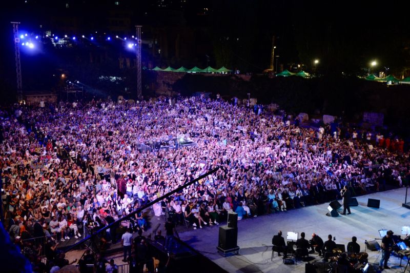 Melhem zein concert at Baalbeck