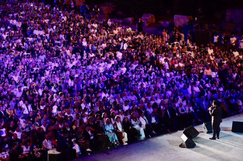 Melhem zein concert at Baalbeck