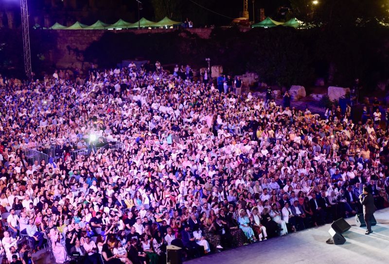 Melhem zein concert at Baalbeck