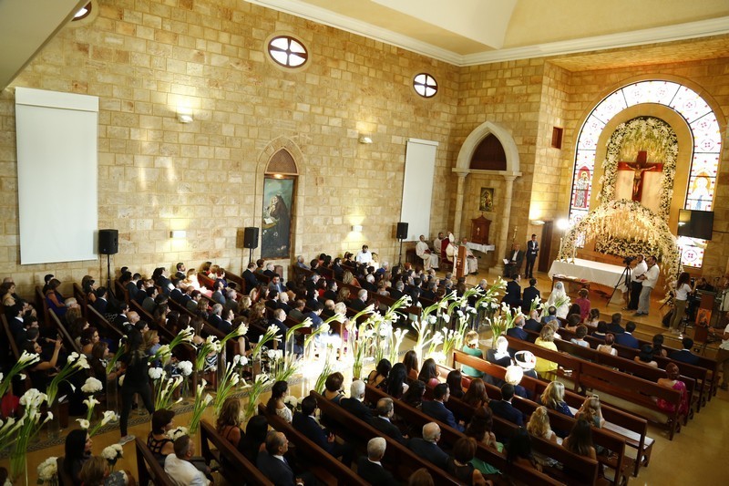 Michael and Leila Gharios Wedding-Church