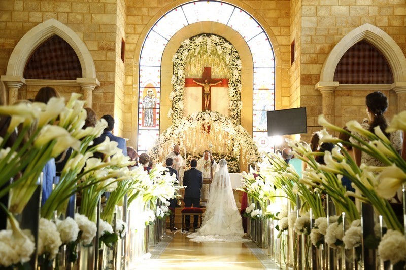 Michael and Leila Gharios Wedding-Church