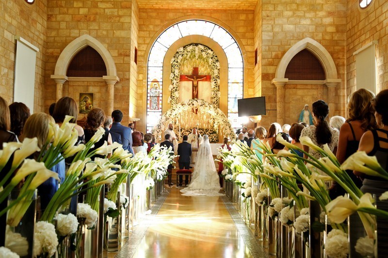 Michael and Leila Gharios Wedding-Church