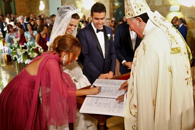 Michael and Leila Gharios Wedding-Church