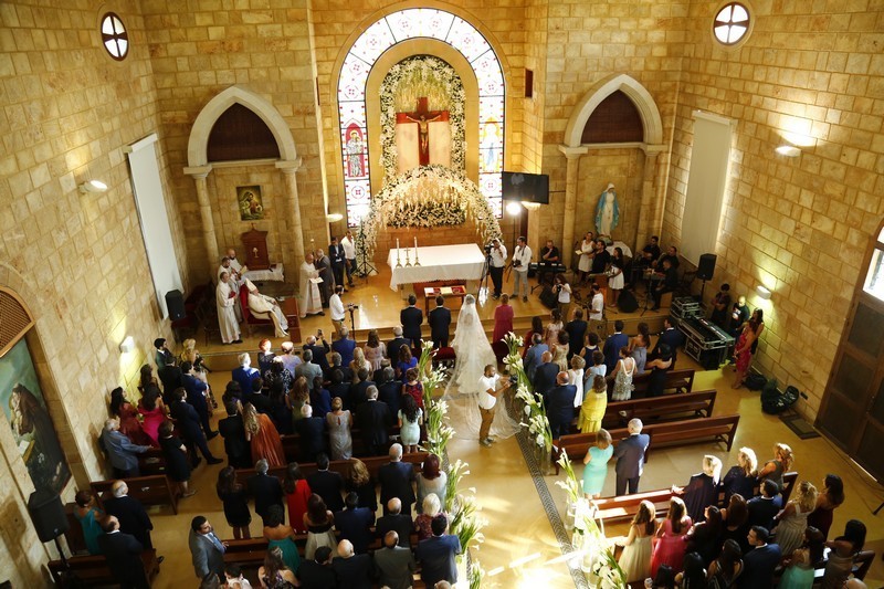 Michael and Leila Gharios Wedding-Church