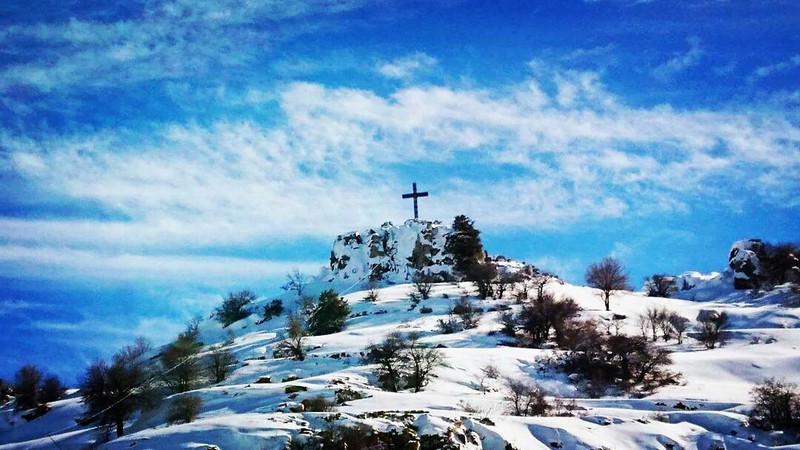 Lebanon covered by snow 