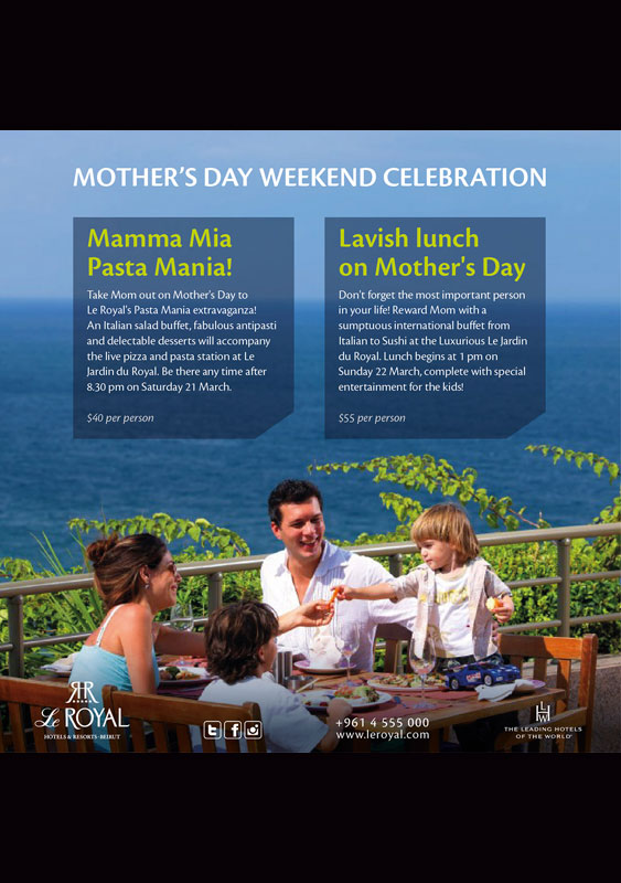 Mother's Day at Le Royal