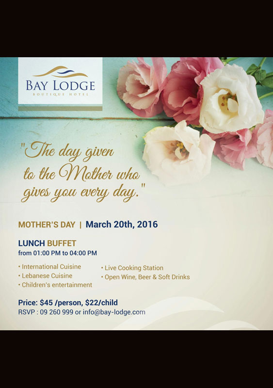 Mother's Day at Bay Lodge