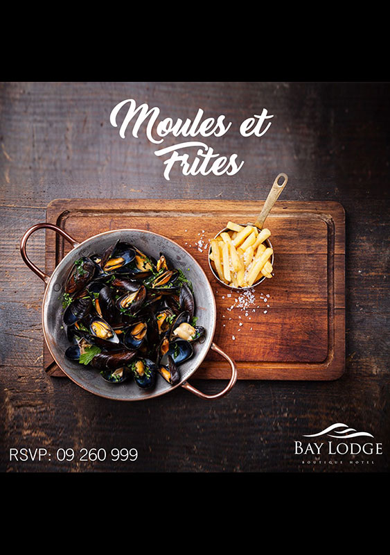 Moules et Frites at Bay Lodge