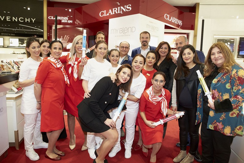 Dr Olivier Courtin-Clarins launches MY BLEND in Beirut
