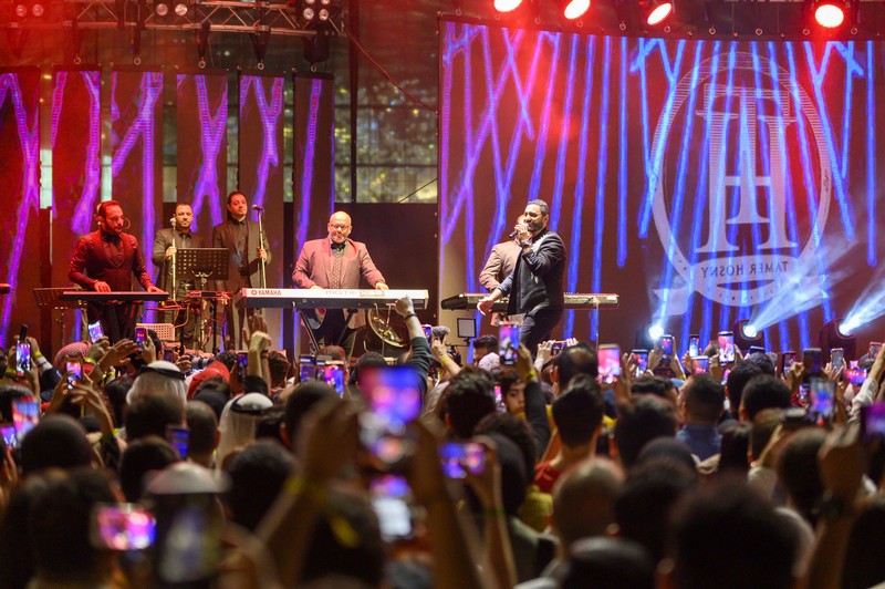 NYE with Nancy Ajram and Tamer Hosny