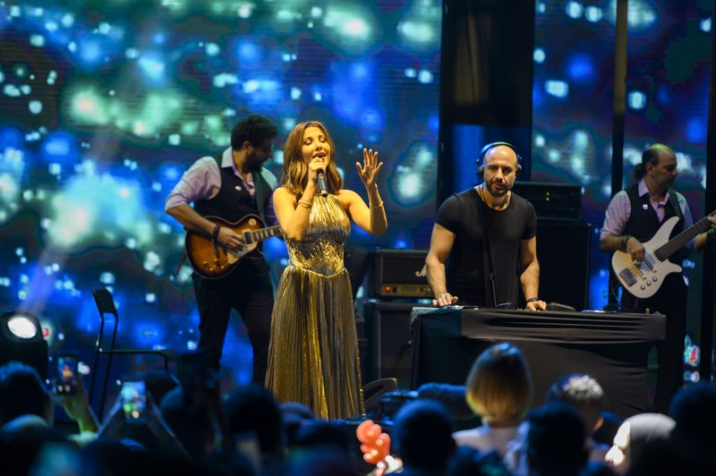 NYE with Nancy Ajram and Tamer Hosny