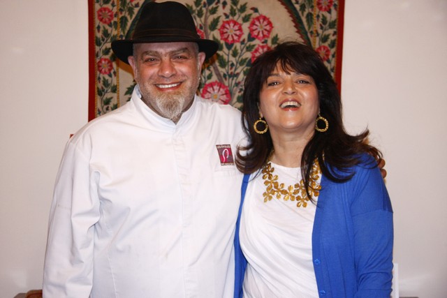 Noha and Patrick Baz Hosting The Star Chef Joe Barza 
