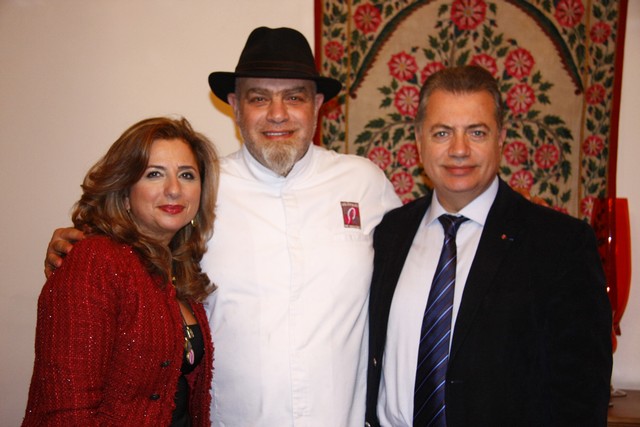 Noha and Patrick Baz Hosting The Star Chef Joe Barza 